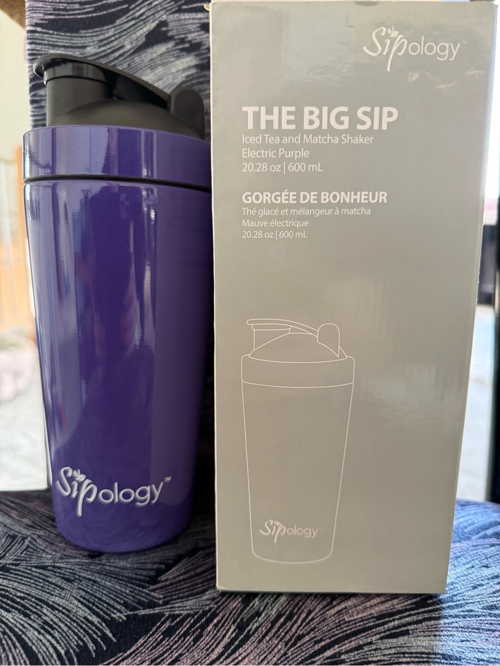 The Big Sip Electric Purple Iced Tea & Matcha Shaker